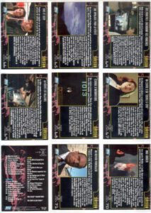 The-X-Files-Trading-Cards-Topps-S3-FR-Cartes-64-72-verso