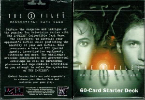 X-Files Collector Cards Game - 1996- starter-deck