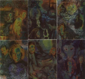 X-Files Season 3 Etched Foil Chase Card Set i1-i6 Topps 1996