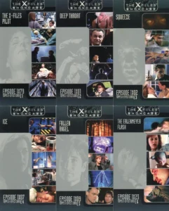 X-Files Showcase Widevision X-Effect Chase Card Set 6 Cards Topps 1997